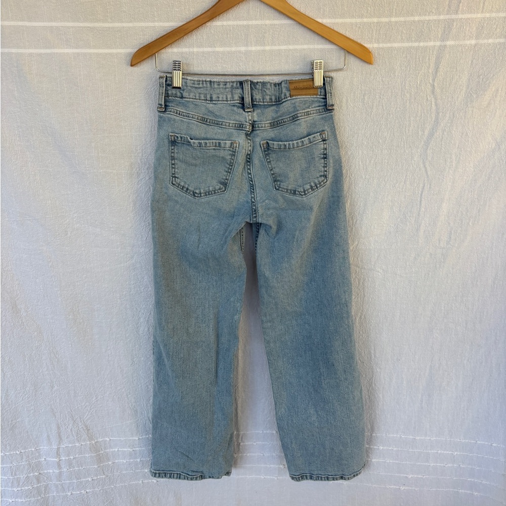 Bundle girls Abercrombie 11/12 jeans wide leg - 3 pairs! - Picture 2 of 8